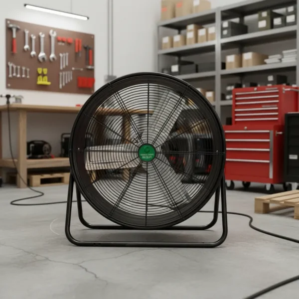 Industrial Drum Blower, 180W, Metal - view 3