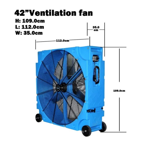 Industrial Drum Fan, PDF-42, 650, CFM, 42-Inch - view 5