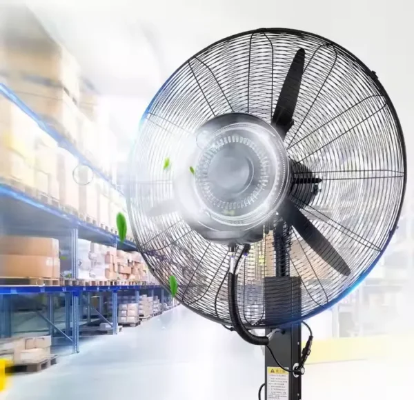 Industrial Electric Cylinder Fan, 26-30, 350, Metal - view 2