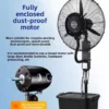 Industrial Electric Cylinder Fan, 26-30, 350, Metal - view 3