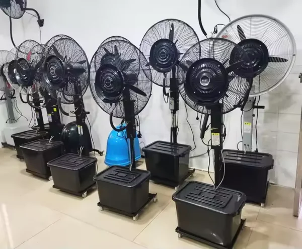 Industrial Electric Cylinder Fan, 26-30, 350, Metal - view 5