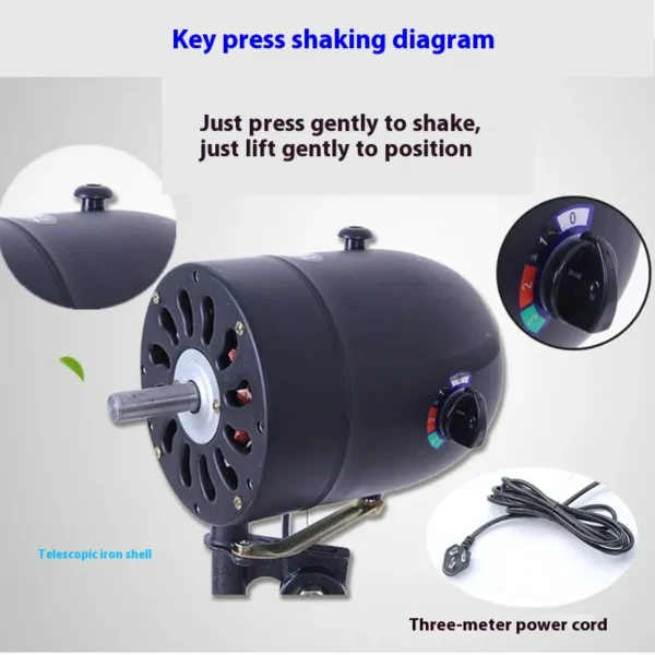 Industrial Electric Fan, Plastic - view 3