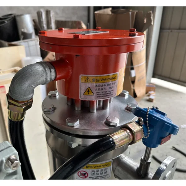 Industrial Electric Pipeline Heater, Stainless, Steel - view 2