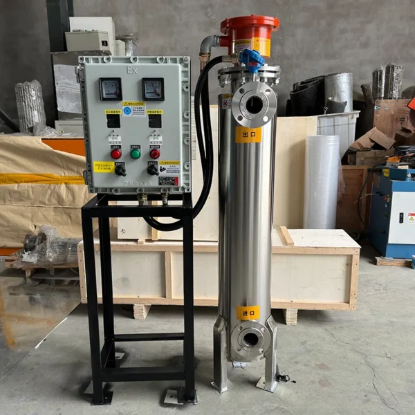 Industrial Electric Pipeline Heater, Stainless, Steel - view 4