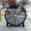 Industrial Electrical Standing Fan, Portable, Stainless, Steel - view 2