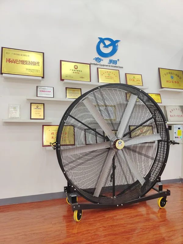 Industrial Electrical Standing Fan, Portable, Stainless, Steel - view 6