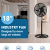 Industrial Fan, 60W, Plastic - view 5