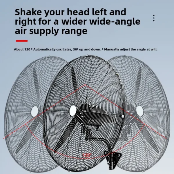 Industrial Fanpowerful, 20-inch, Electric, Metal - view 5
