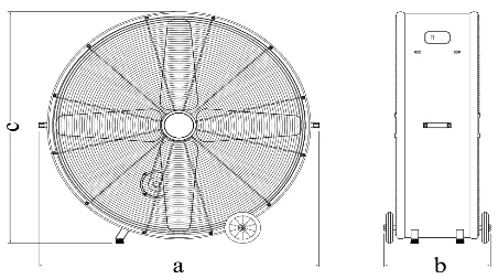 Industrial Fans, 48", TANK-50125 - view 6