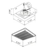 Industrial Fans, 50CFM, 120v, Electric - view 3