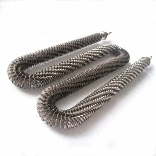 Industrial Finned Tubular Heater, 220V, 380V, 6KW, Stainless - view 3