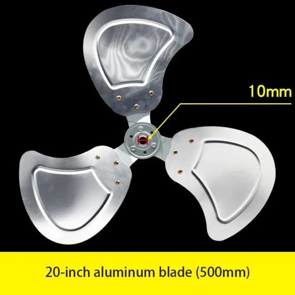 Industrial Floor Fan, Aluminum, Electric - view 5