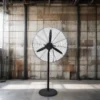 Industrial-grade Floor Fan, 220V, Stainless Steel - view 5