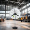 Industrial-grade Floor Fan, 220V, Stainless Steel - view 6