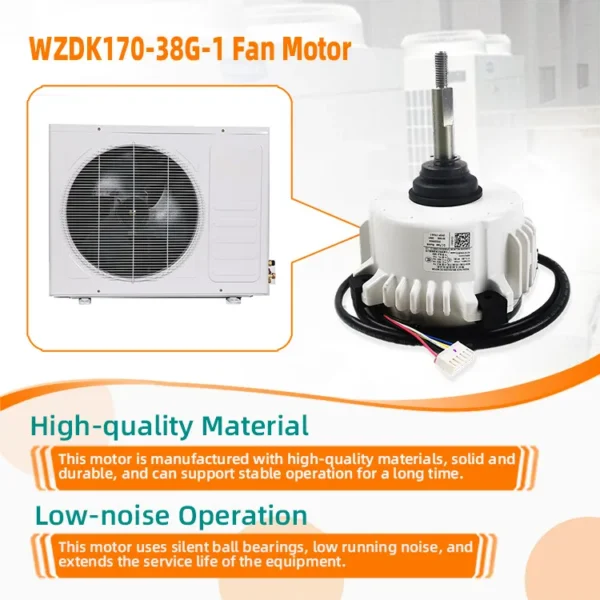 Industrial Home Air Conditioner, WZDK170-38G-1, DC380V, 820RPM - view 5