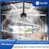 Industrial Hvls Ceiling Fan, 14ft, 220 V, Aluminum Alloy - view 2