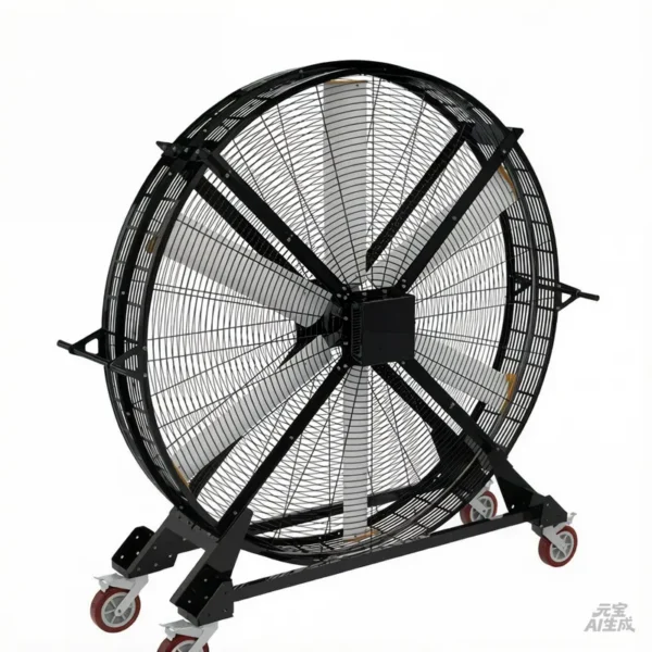 Industrial Hvls Exhaust Fan, Portable, 1.25m - view 3