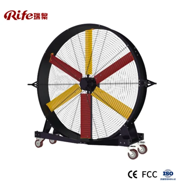 Industrial Hvls Exhaust Fan, Portable, 1.25m - view 5