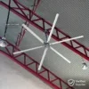 Industrial Hvls Fan, 10ft-24ft, Ceiling, 220V