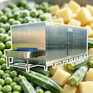 Industrial Iqf Tunnel Quickfreezer, 45-0C, Stainless