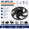 Industrial Machinery Plastic Impeller, ABS