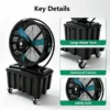 Industrial Misting Cooling Fan, QD-720M, 450W, 3-Speed - view 4