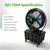 Industrial Misting Cooling Fan, QD-720M, 450W, 3-Speed - view 5