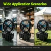 Industrial Misting Cooling Fan, QD-720M, 450W, 3-Speed - view 6