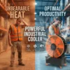 Industrial Misting Fan, 220 V, Electric