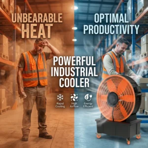 Industrial Misting Fan, 220 V, Electric