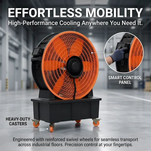 Industrial Misting Fan, 220 V, Electric - view 4