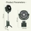 Industrial Misting Fan, 280ml, 5v, Battery