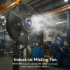 Industrial Outdoor Misting Fan, 42L, 180-280w, Water Mist Fan - view 2
