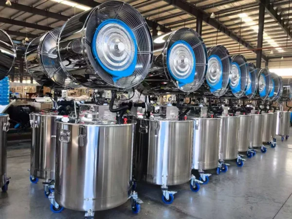 Industrial Outdoor Misting Fan, 800W, 150L - view 5