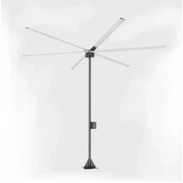 Industrial Outdoor Standing Fan, 220 V, Aluminum Alloy - view 2