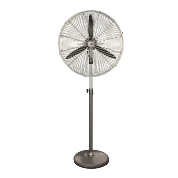 Industrial Pedestal Stand Fan, 150W, Metal - view 2