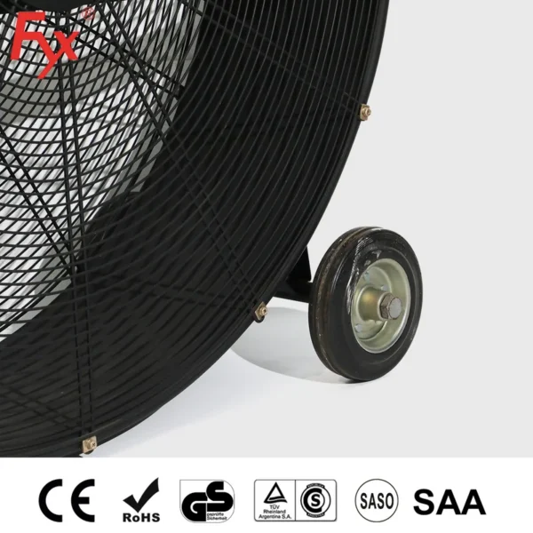 Industrial Portable Drum Fan, 350, Metal - view 4