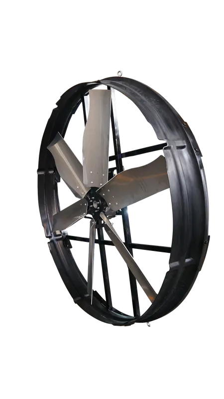 Industrial Single Panel, Plastic, Stainless, Steel, Axial - view 2