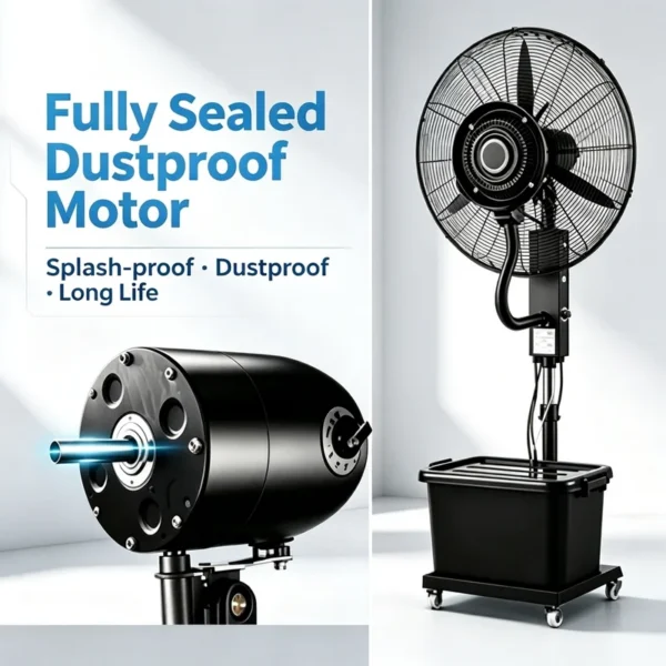 Industrial Spray Fan, 220V, Electric - view 5