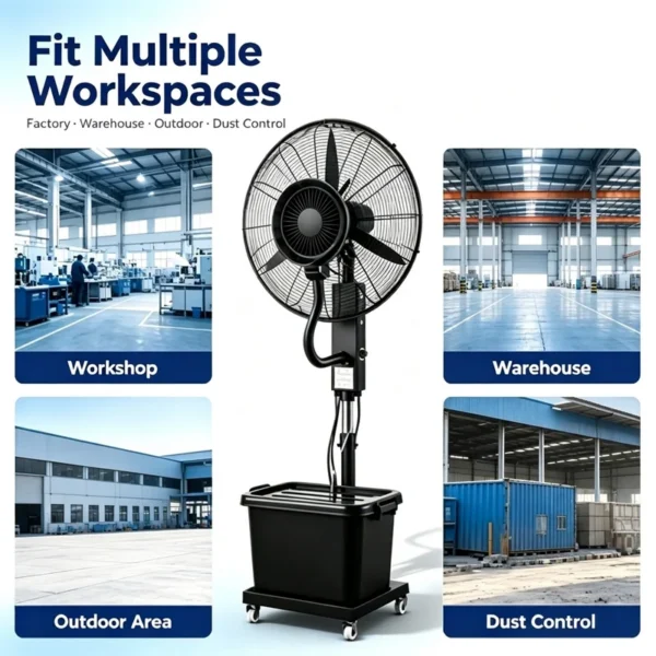 Industrial Spray Fan, 220V, Electric - view 6