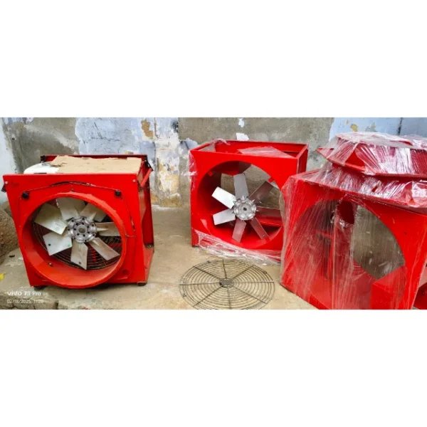 Industrial Square Axial Fan, 900mm, Aluminium - view 3