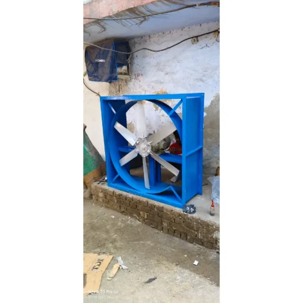 Industrial Square Axial Fan, 900mm, Aluminium - view 5