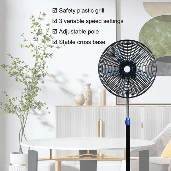 Industrial Stand Fan, 18-Inch, Electric Power, 40W - view 4
