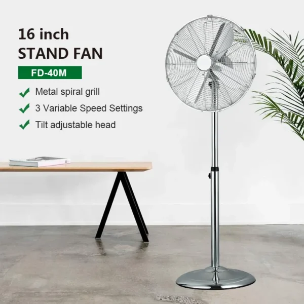 Industrial Stand Fan, 220, 50 - view 3