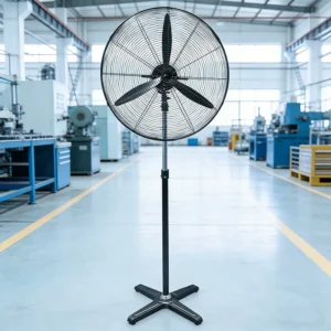 Industrial Standing Fan, 26'', Aluminum, Copper