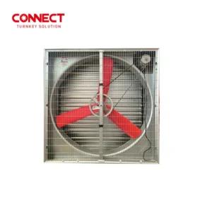 Industrial Ventilation Exhaust Fan, Axial, Wall