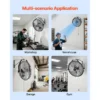 Industrial Wall Mount Fan, 18-Inch, 4000, CFM - view 3