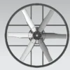 Industrial Wall-mounted Axial Panel, 114-Inch, Aluminum