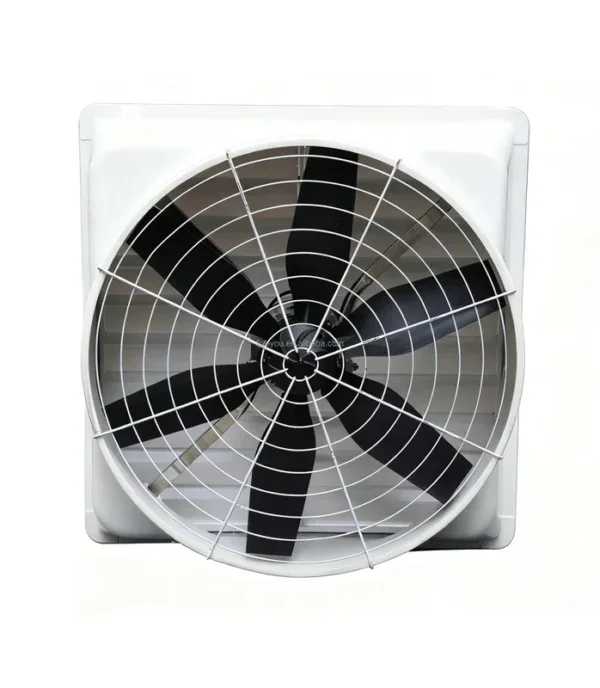 Industrial Wall-mounted Exhaust Fan, Plastic, FRP