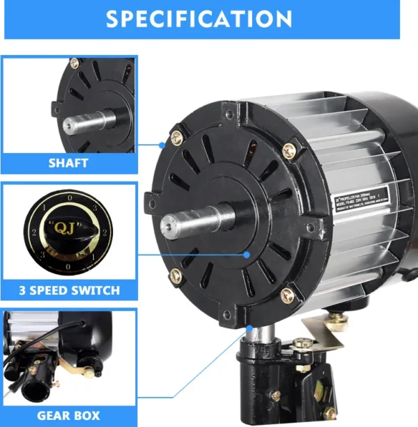 Industrial Wall Mounted Fan, 18'', 20'', 24'', 26'' - view 5
